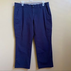 Eddie Bauer Slightly Curvy Crop Cargo Pants 12 P